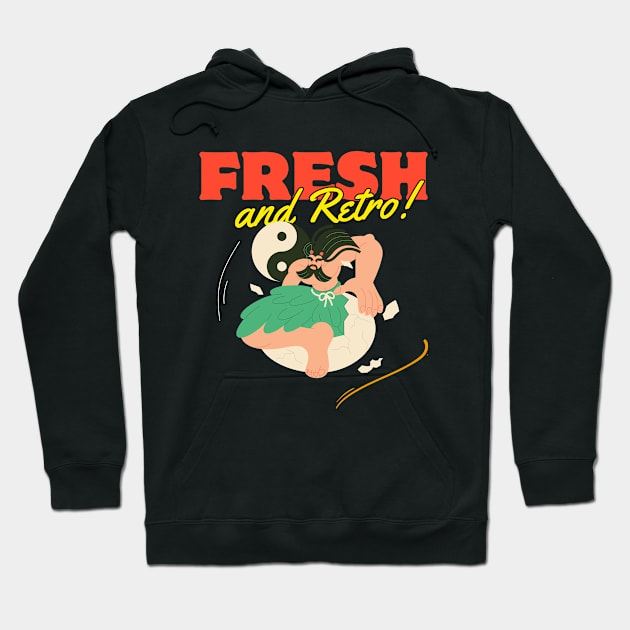 Fresh and retro Hoodie by Imimz.z designs